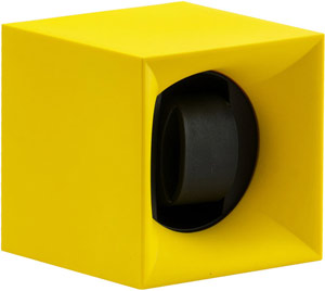 Шкатулка SwissKubik из коллекции StartBox для 1 часов автоподзаводом. Корпус из пластика ярко желтого цвета