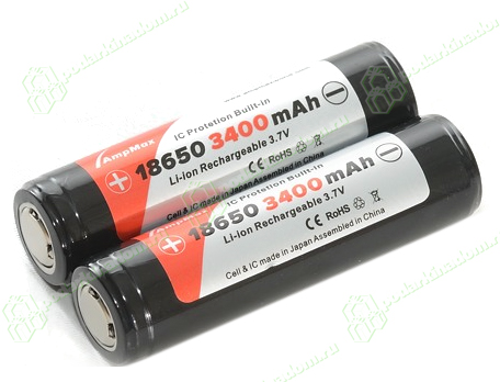 Li-ion AmpMax 18650 Li-Ion 3400 мАч