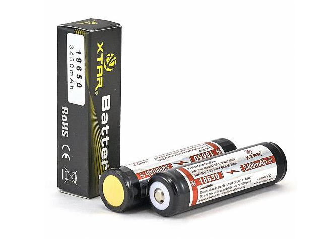 Li-ion Xtar 18650 3400 mAh