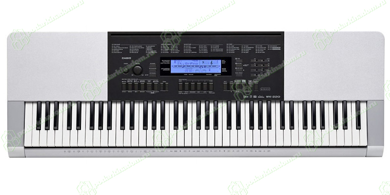 CASIO WK-220 - Синтезатор Casio WK 220 серии, модель 2011 года! Черного