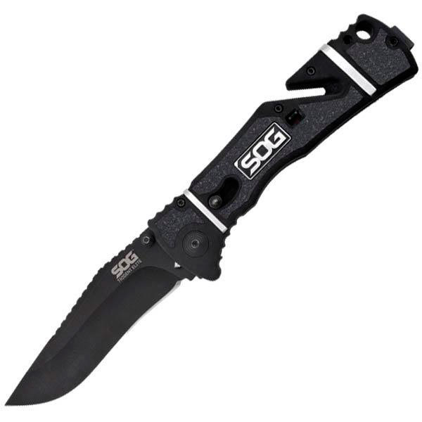 SOG TF102 Trident Elite Black TiNi