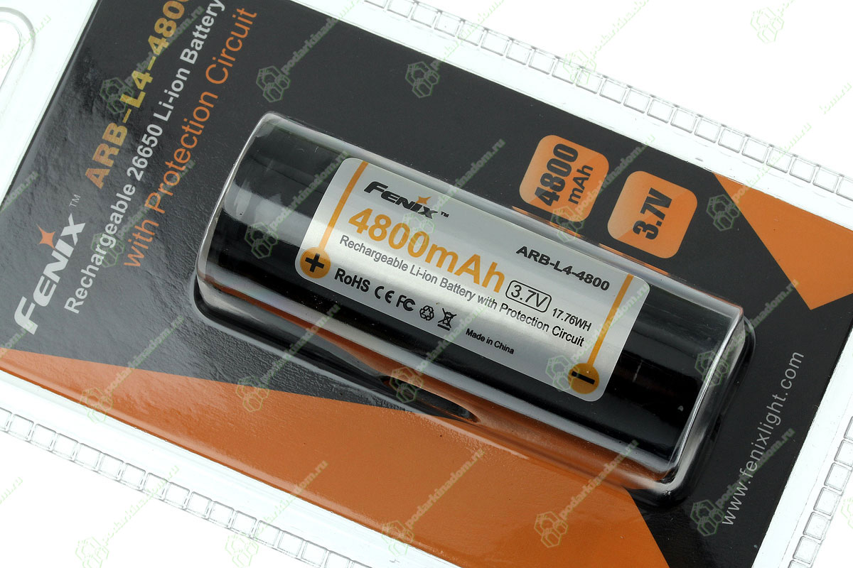 Li-ion Fenix 26650 4800 mAh