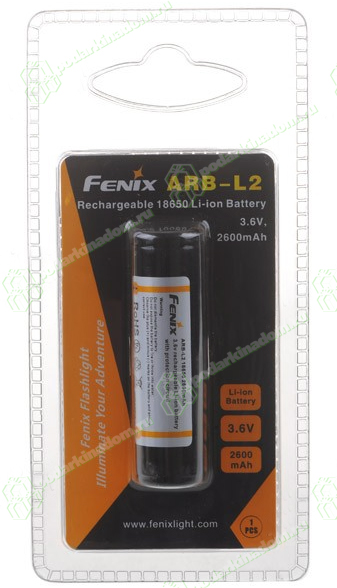 Li-ion Fenix 18650 2600 mAh