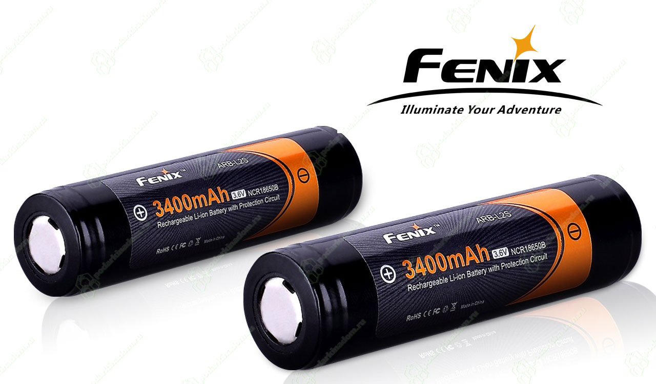 Li-ion Fenix 18650 3400 mAh